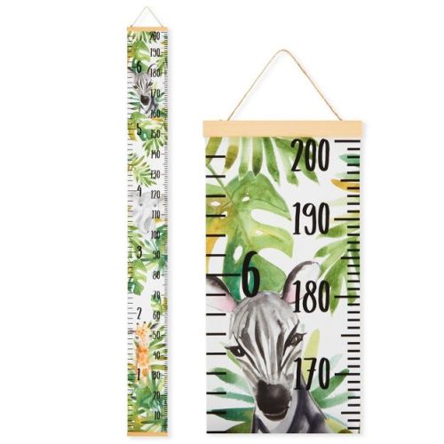 Juvale Growth Chart For Kids, Wall Chart In Safari Jungle Design (7.9 X 79 Inches)