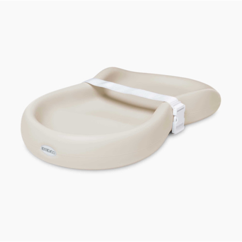 Keekaroo Peanut Changer Baby Vanilla– The Original Made in USA Easy-to-Clean Changing pad and The only Shell Over Foam, Fully Water Repellant