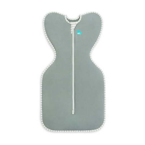 Love to Dream Swaddle Up™ Cotton 1.0 TOG Baby Sleep Sack, Arms Up Design, Twin Zipper, Small 8-13 lbs, Deep Olive