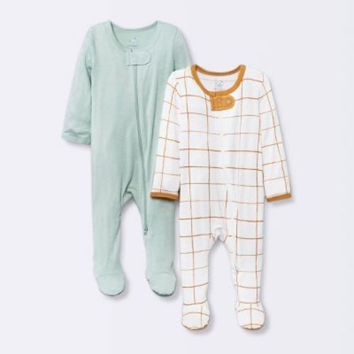 Baby 2pk Modal Sleep N' Play - Cloud Island™ Blue 6-9m