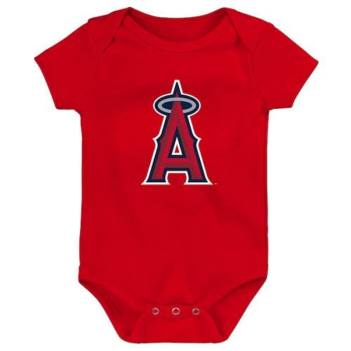 Newborn & Infant Los Angeles Angels Red Primary Team Logo Bodysuit