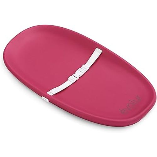 Evolur Eva Baby Changing Pad, Soft, Lightweight and Portable Changing Pad, Fits All Changing Table, Waterproof Firm Padding - Fuschia Pink