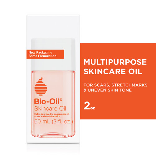 Bio-Oil Skincare Oil for Body & Face, Reduces Scars, Stretch Marks, Dark Spots, Hydrates Dry Skin, 2 fl oz