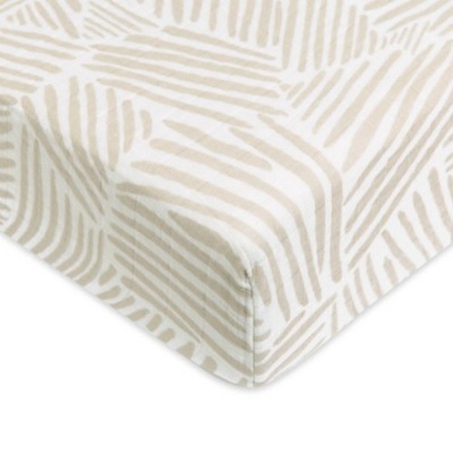 Babyletto Oat Stripe Muslin Crib Sheet