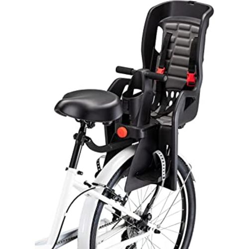 Schwinn Deluxe and Ovation Bike Child Carrier, Rear Mounted Bike Seat Compatible with Most Adult Bike, Seats One Child, Ages 1 Year and Up, Max. Weight 40 lbs., Baby Bike Seat