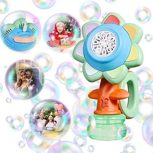 Sunflower Bubble Machine for Kids