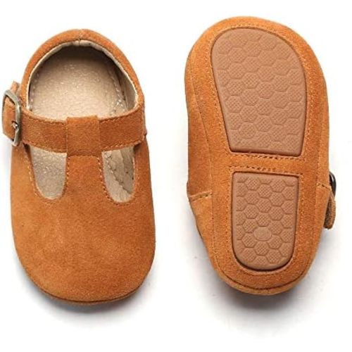 Felix & Flora Soft Sole Baby Shoes - Infant Baby Walking Shoes Moccasinss Rubber Sole Crib Shoes