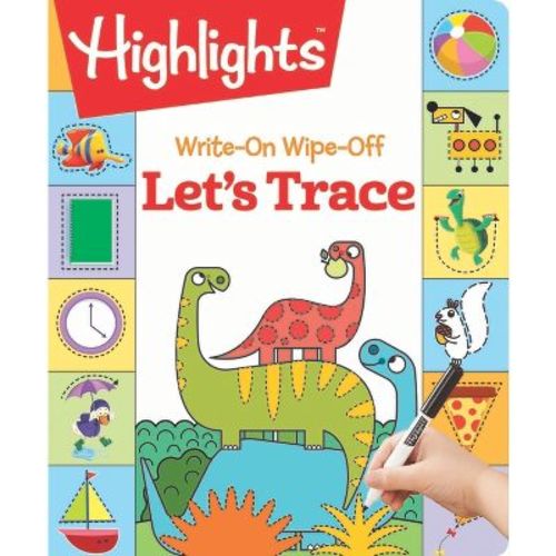 Write-on Wipe-off Let's Trace (hardcover) - By Highlights