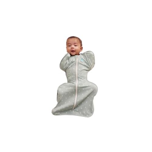 Love to Dream Swaddle UP, Baby Sleep Sack 10. TOG, Self-Soothing Swaddles for Newborns, Improves Sleep, Secure Fit Helps Calm Startle Reflex, Newborn Essentials for Baby, Small 8-13lbs, Moon Olive