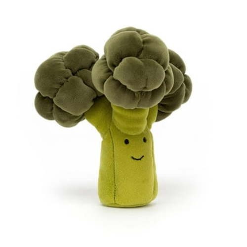 Jellycat Vivacious Vegetable Broccoli Stuffed Toy, 6 inches | Vegetable Plush | Great Gift Idea