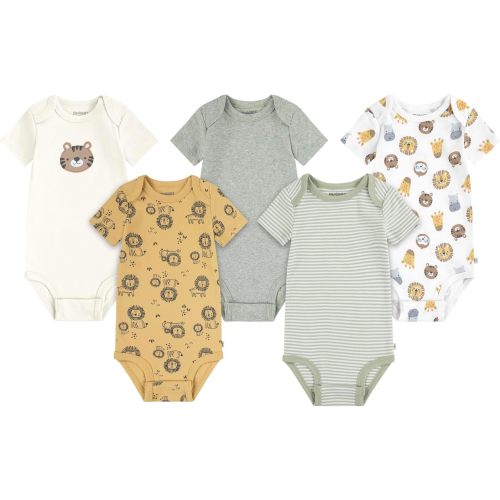 Huggies unisex-baby 5-pack Everyday Bodysuit
