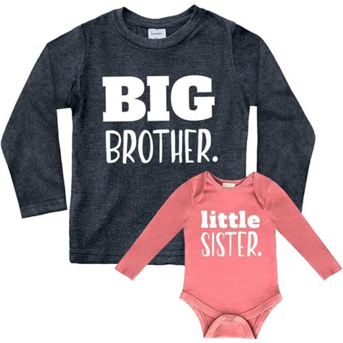 Unordinary Toddler Big Brother Little Sister Outfits brother sister Sibling Matching Baby Newborn Girl Set