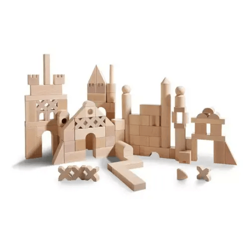 Brands We Love Basic Building Blocks 102 Piece Extra Large Wooden Starter Set by Janie and Jack