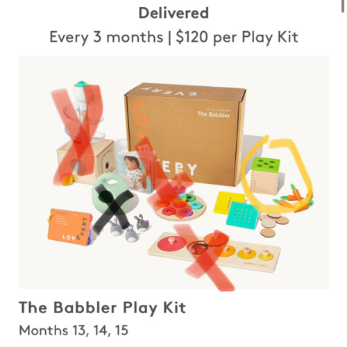 The Babbler Play Kit | Toys for 1-Year Olds | Lovevery