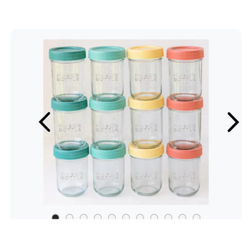 Breastmilk Storage Jar Set – Mason Bottle