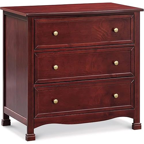 DaVinci Kalani 3-Drawer Dresser in Rich Cherry, Greenguard Gold Certified