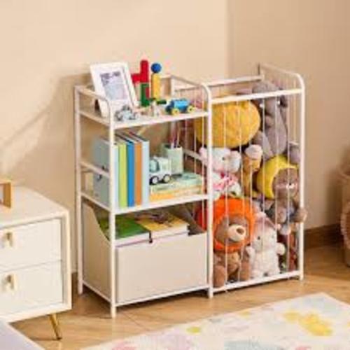 VEVOR Kids Bookshelf and Stuffed Animal Storage, Toy Storage ...