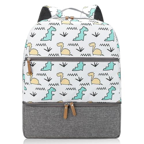 Village of Many Toddler Diaper Bag Backpack – Large Insulated Food/Milk Compartment, Lightweight, Waterproof, Padded Straps, Multi-Pocket, Easy-Clean & Durable – Ideal for Daycare & Travel