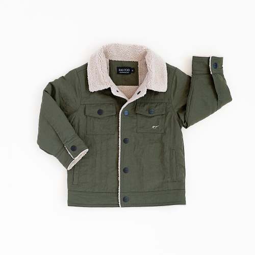 EZRA WATER RESISTANT JACKET - OLIVE – Rad Tod