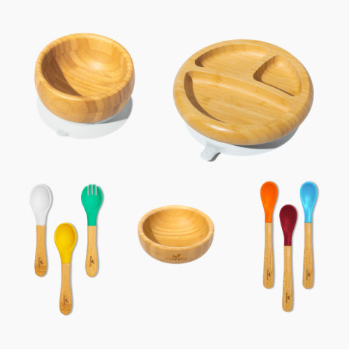 Avanchy Avanchy x Babylist Bamboo Complete Feeding Gift Set - Multi Color