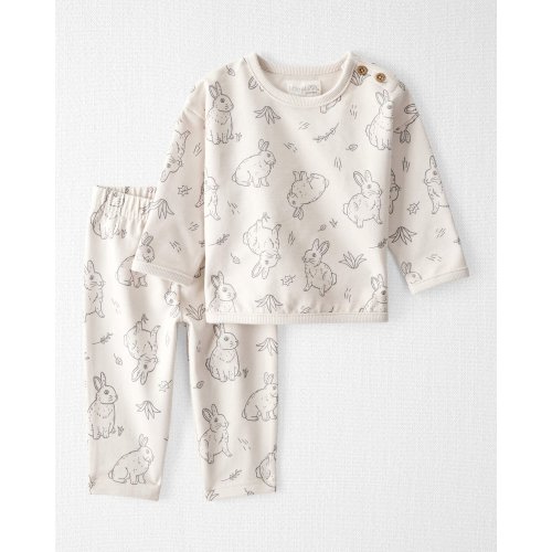 Baby 2-Piece Organic Cotton French Terry Set - Little Planet | Carter's