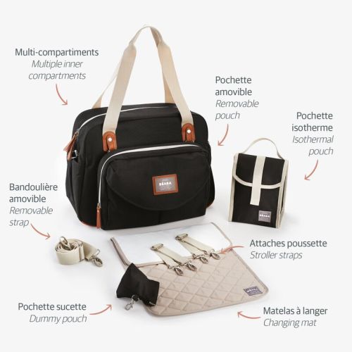 Geneve II Diaper Bag black | BEABA | USA