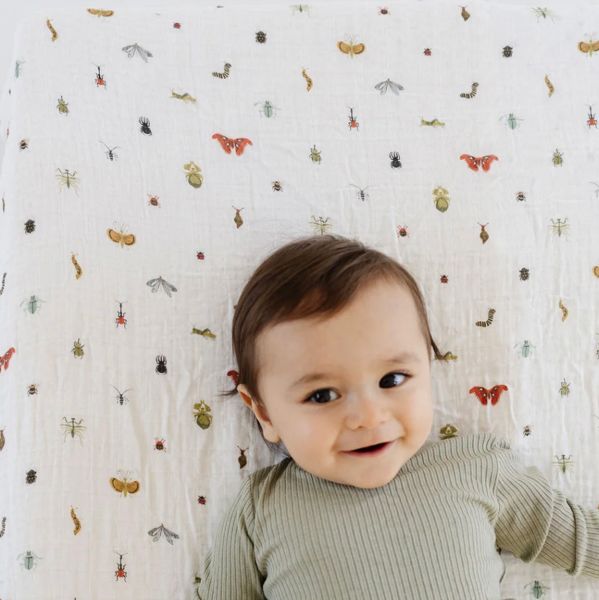 Cutie Crawlies Crib Sheet