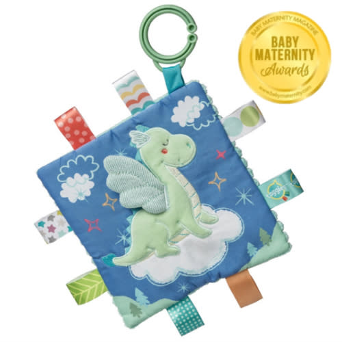 Taggies Crinkle Me Drax Dragon – 6×6″ – Mary Meyer Stuffed Toys