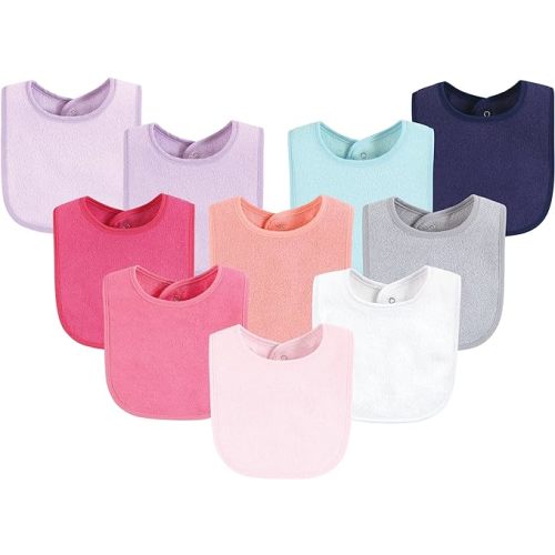 Hudson Baby Unisex Baby Drooler Bib With Waterproof Lining