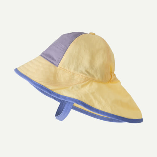 Patagonia Baby Block-the-Sun Full Brim Hat - Butter Yellow