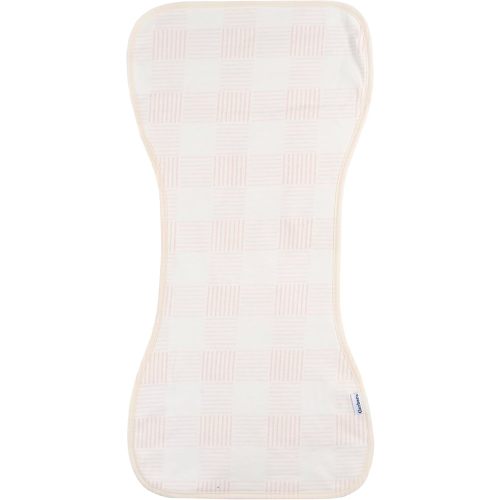 Gerber Baby Unisex Burp Cloths 5-Pack, Pink, Size 10.5" x 21"