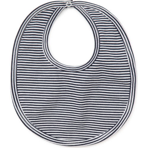 Essentials Striped Bib, Navy - Kissy Kissy Bibs | Maisonette