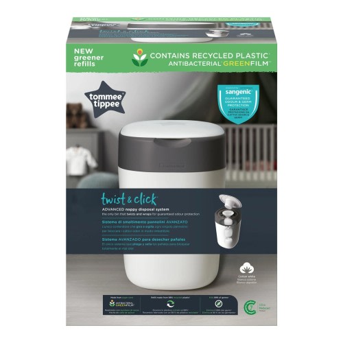 Tommee Tippee Twist & Click Advanced Nappy Disposal System - White - Kmart