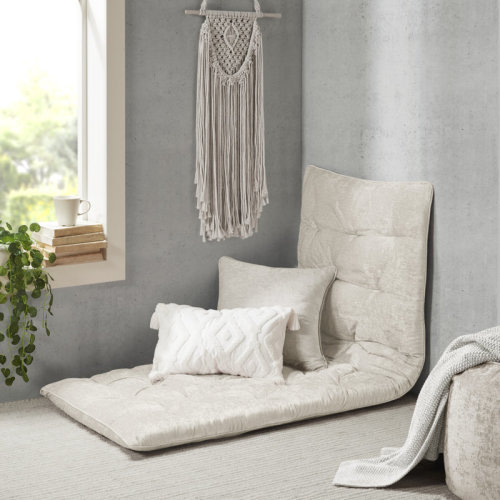 Intelligent Design Edelia Poly Chenille Lounge Floor Pillow Cushion & Reviews | Wayfair