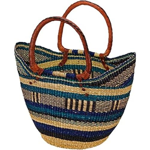 AFRICAN MARKET BASKET Shopping Tote, 1 EA