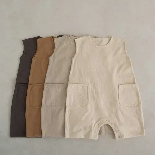 Nordic Style Solid Color Romper – Teeny Mini Me