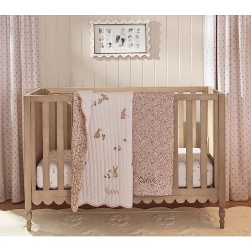 Rylee + Cru Bunny Organic Baby Quilt