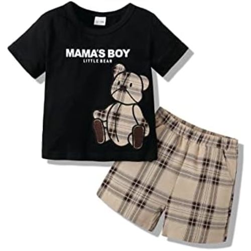 Toddler Baby Boy Clothes Summer Outfits Cotton Short Sleeve T-Shirt Dinosaurs Shorts Set Boy Clothes Outfits Set