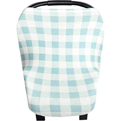 Lincoln Multi-Use Cover: Car Seat, Nursing & Stroller Cover - Stretchy Fabric, All-Season Use, Stylish Designs, Easy Access for Moms