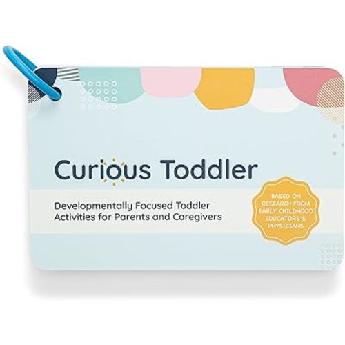 Curious Toddler™ Activity Cards | 40+ Activities for Toddler & Me (12-24 Months) | Developmentally-Focused and Stimulating Creative Playtime Ideas | Toddler Restaurant activities, screen free for kids