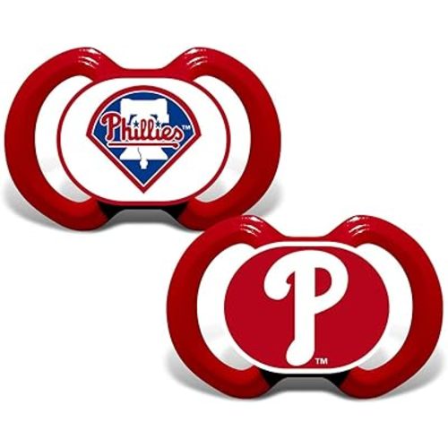 Baby Fanatic Php2000: Philadelphia Phillies Pacifier 2-Pack