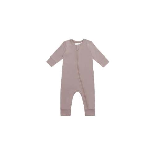 Organic Cotton Gracelyn Zip Onepiece - Softest Mauve