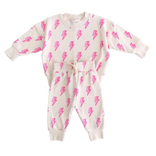 Jogger Set | Pink Bolts