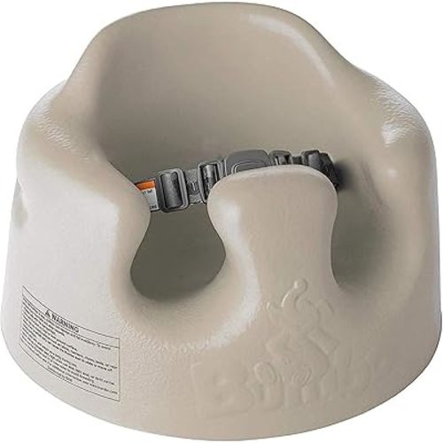 Bumbo Baby Floor Seat, Portable Infant Sit Up Activity and Eating Chair, Taupe