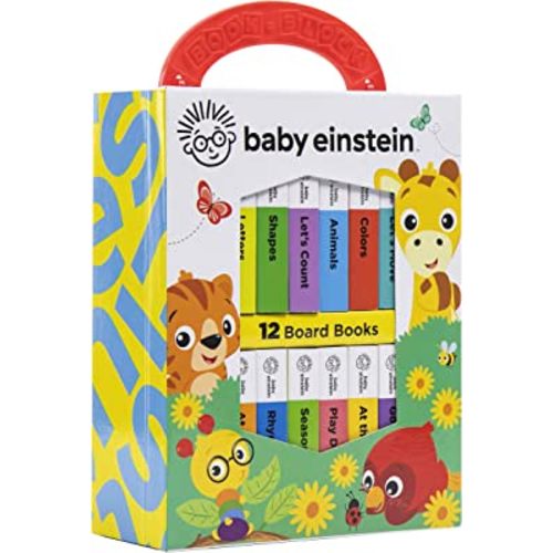Baby Einstein - My First Library 12 Board Book Set - First Words, Alphabet, Numbers, and More Baby Books - PI Kids