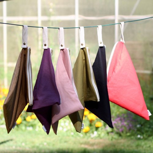 Linen Wet Bag- color: Jungle