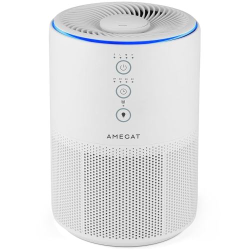 Air Purifiers for Home Large Room up to 1274-ft², Pet Hair Allergy, HEPA 3-in-1 air purifier, Low Power High Torque Motor, Sleep Mode, Removes Smoke, and Odor Pollutants. Airfresh-300(White)