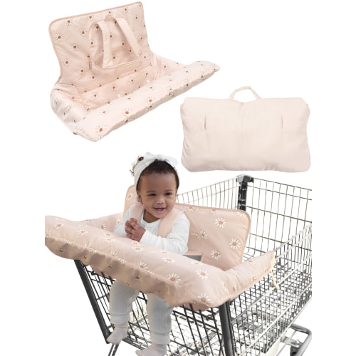 Modern Moments By Gerber Baby Girl Shopping Cart Cover, Pink