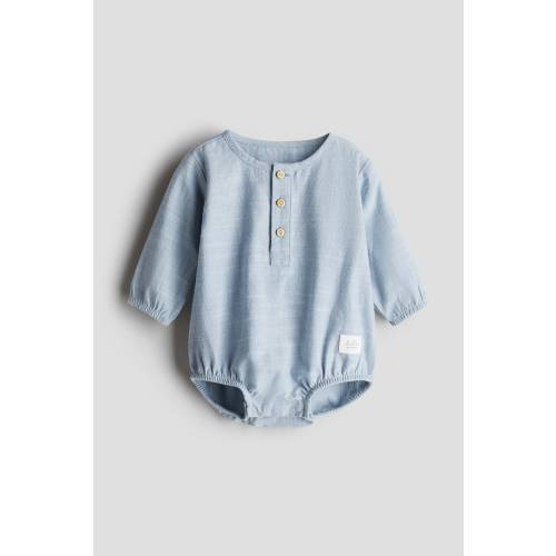 COTTON MUSLIN ROMPER SUIT