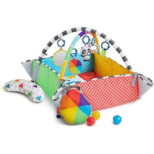 Baby Einstein Patch's Playspace Activity Play Mat & Ball Pit Gym with Music, Age Newborn+